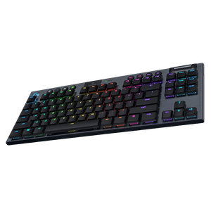 Teclado mecánico compacto G915 TKL RGB  inalámbrico LIGHTSPEED GL Tactile. Idioma: inglés.