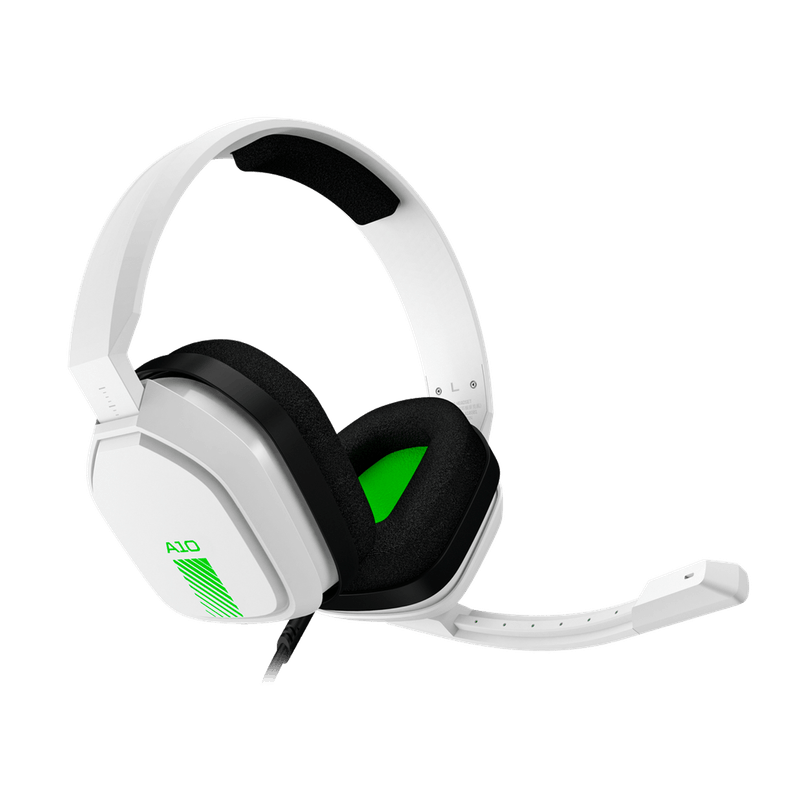 Auriculares gamer astro a10 2025 white y blue detalles